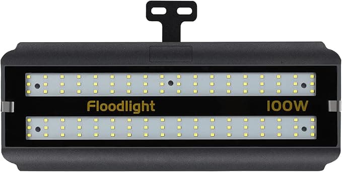 100W LED Floodlight, 5200lm 500W Equivalent Bright LED Work Light, 6500K Daylight Light for Warehouse & Home Workshop