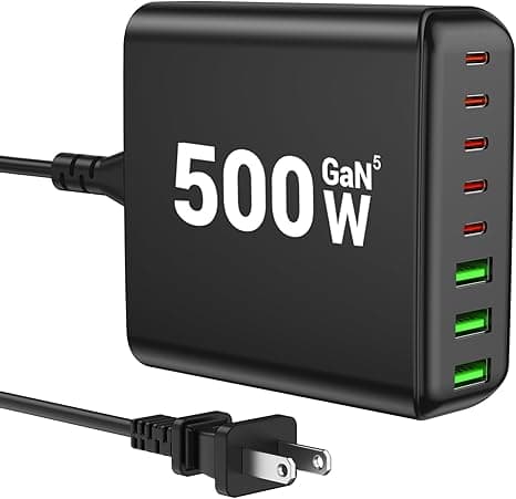 500W USB C Charger Block